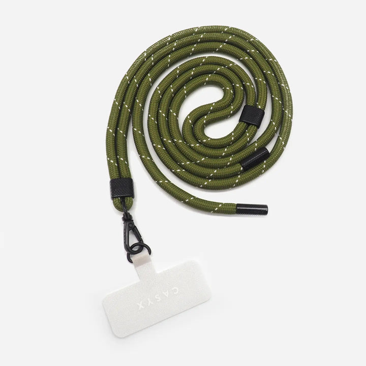 Green Phone Cord with Universal Strap – Fits All Cases--LNH Edit