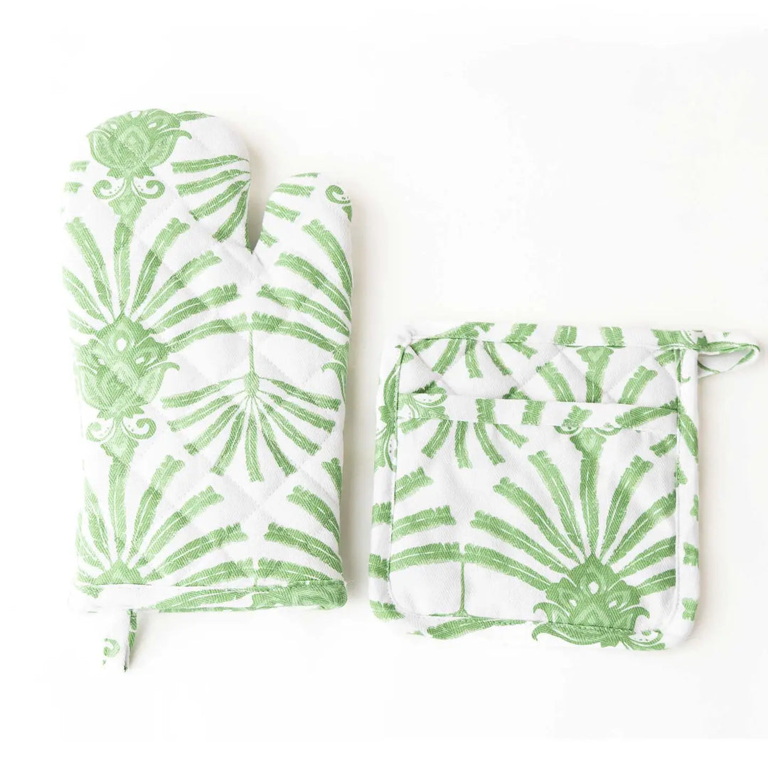 Deco Palm Oven Mitt Set-Paper Napkins-LNH Edit