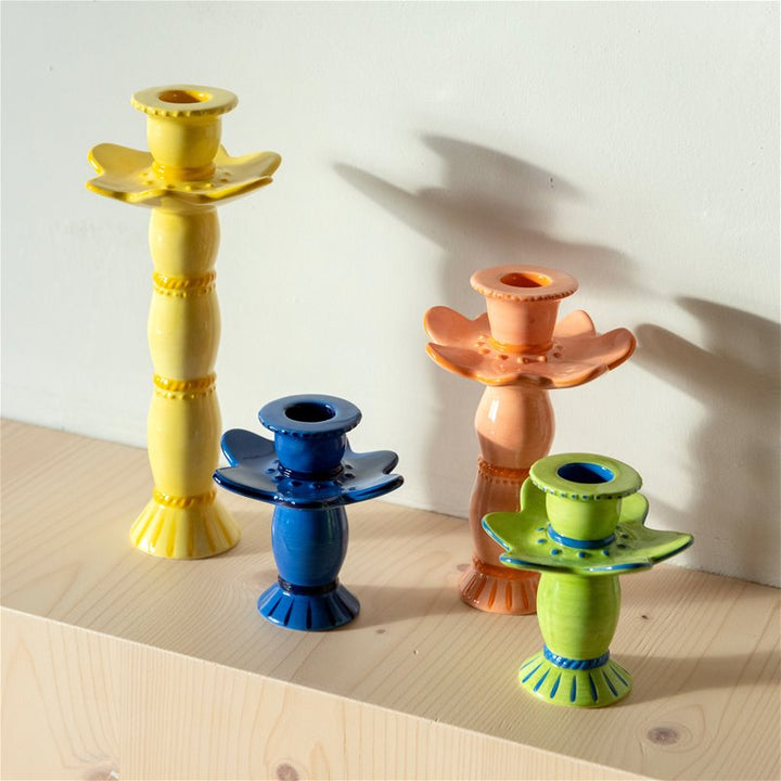 Candle Holder Posey Yellow-Candle Holders-LNH Edit