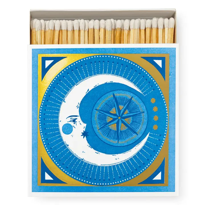 Golden Moon Square Matchbox-Matches-LNH Edit
