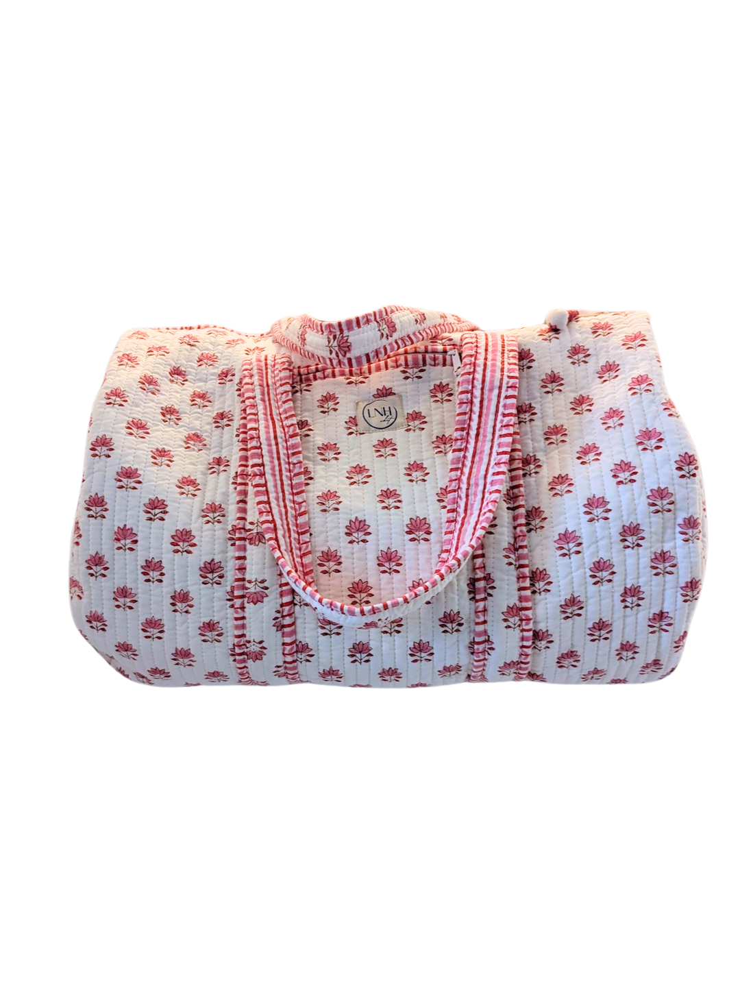 Large Boller Pink Clover Bag-Tote Bags-LNH Edit
