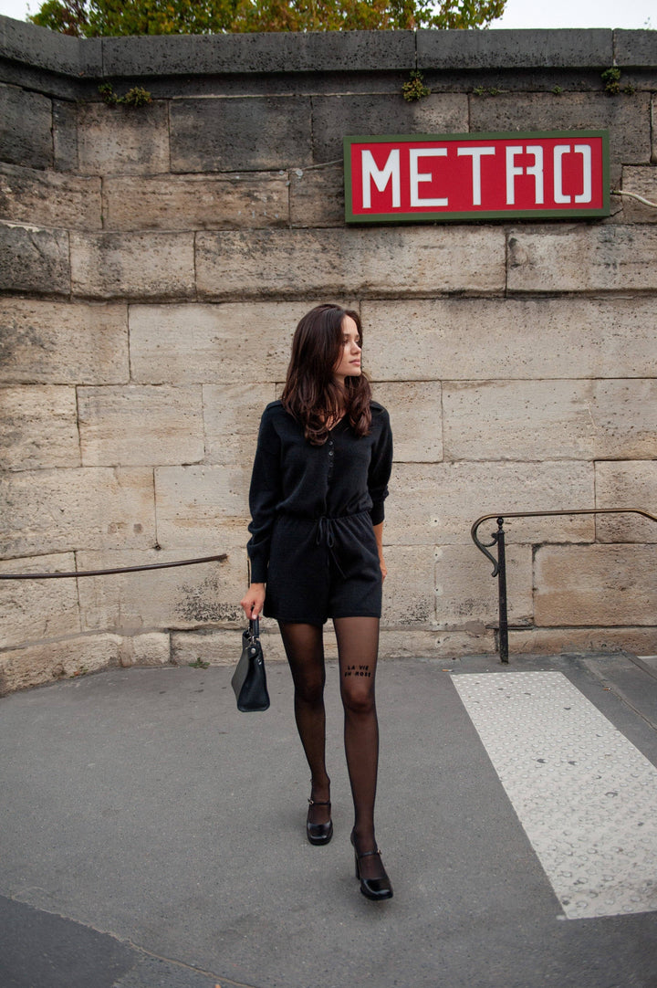 Sheer Tights - La vie en rose-Socks-LNH Edit