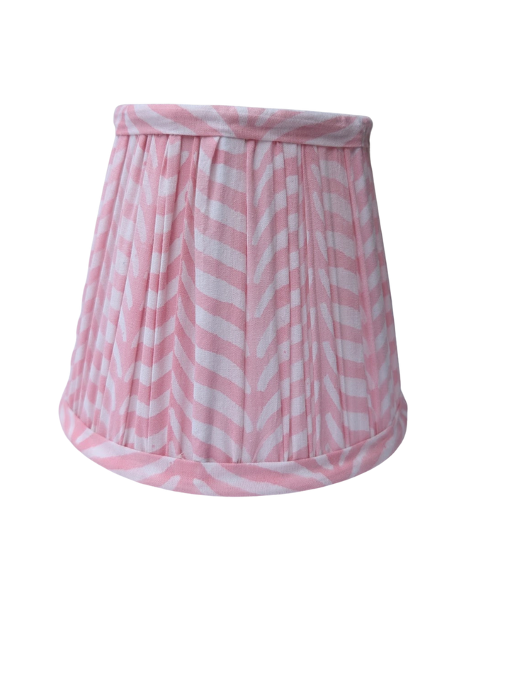 Khoti Pink Empire Pleated Lampshade-Lampshades-LNH Edit