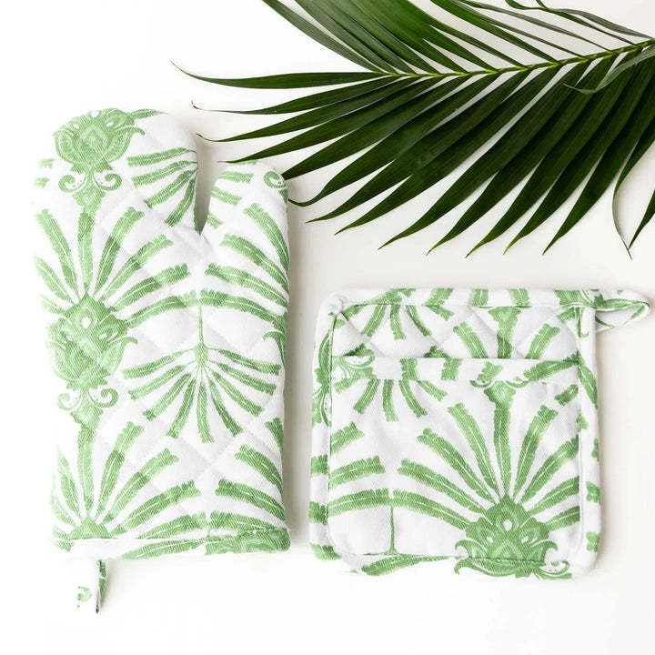 Deco Palm Oven Mitt Set-Paper Napkins-LNH Edit