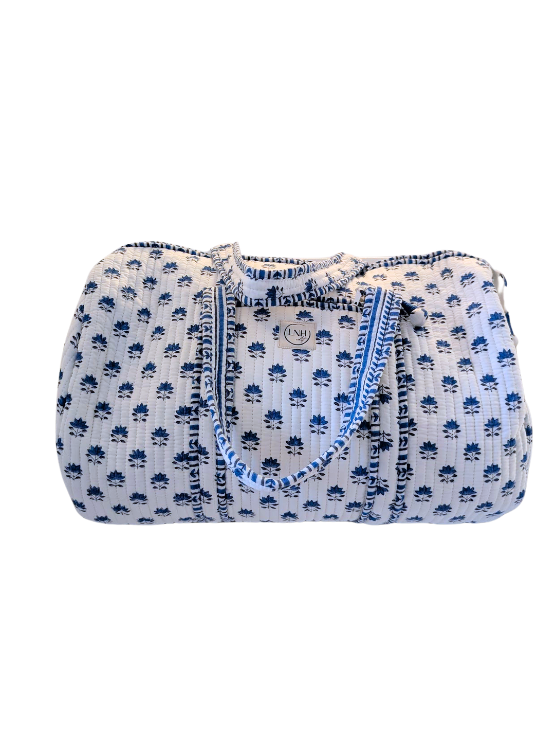 Large Boller Blue Clover Bag-Tote Bags-LNH Edit