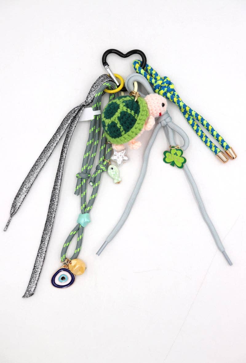 Green Turtle Bag Charm--LNH Edit