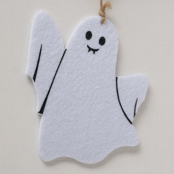 Ghost & Bat Halloween Felt Garland--LNH Edit