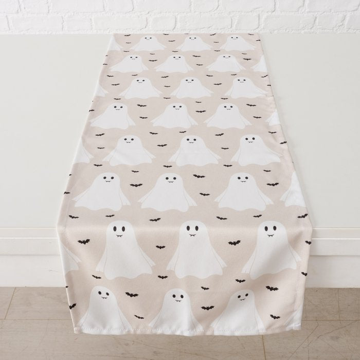 Ghostie Halloween Table Runner