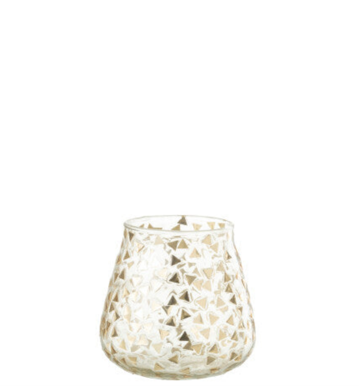 Hurricane with triangle detail medium-Candle Holders-LNH Edit