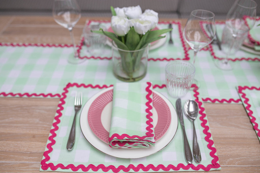 Alice green Placemat, set of 2