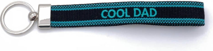 Cool Dad Woven Keyring Blue / Black-Keyrings-LNH Edit