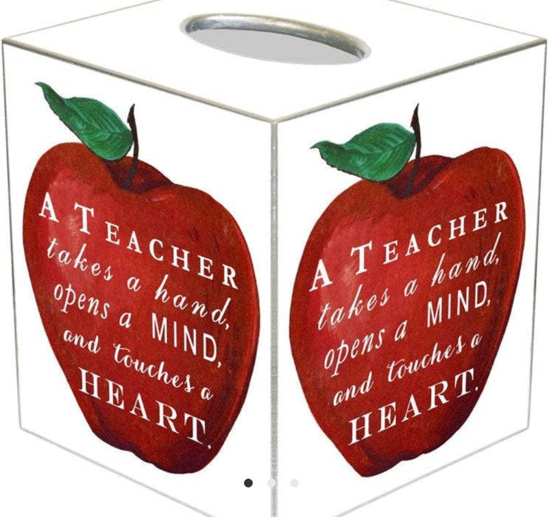 Teacher Tissue Box Cover