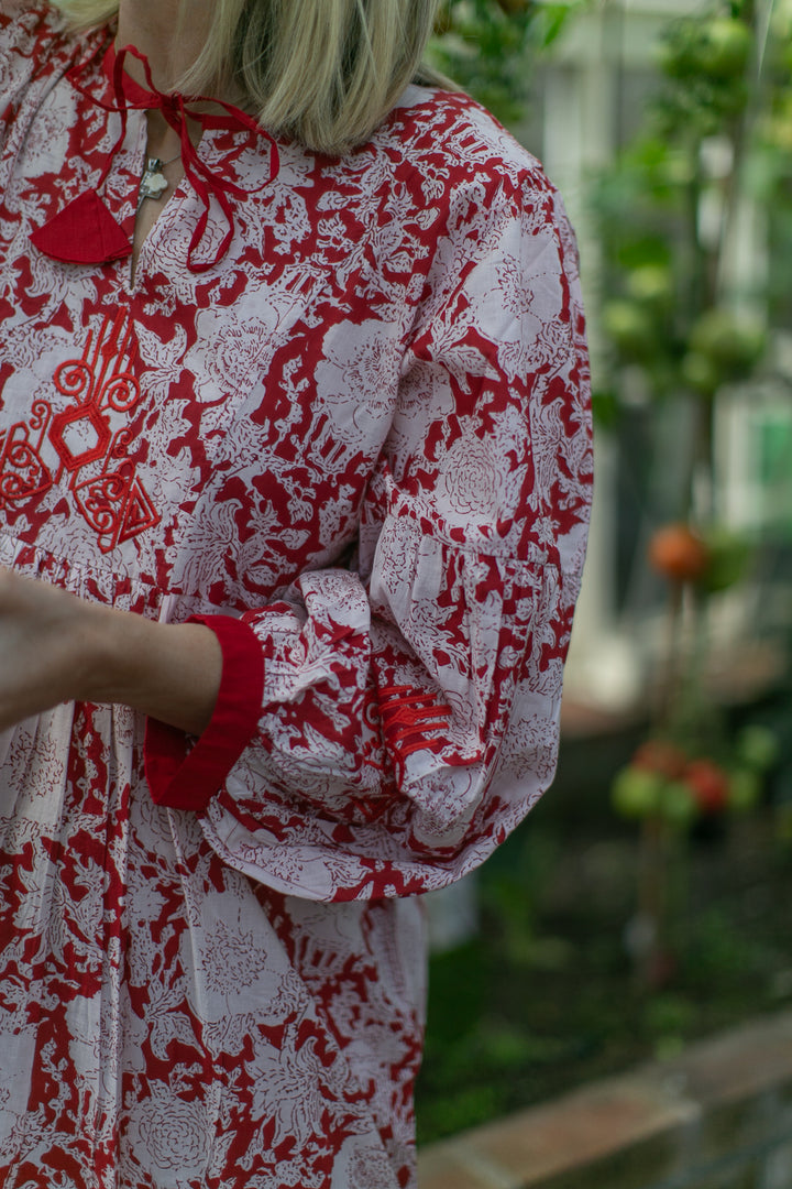 Elaine Maxi Dress Red-Dresses-LNH Edit