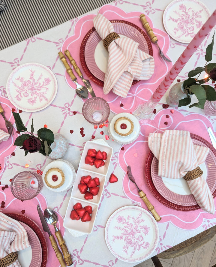 Elizabeth Pink Linen Placemat, Set of 2