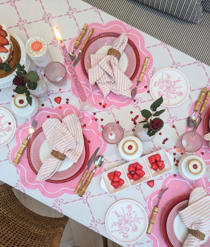 Elizabeth Pink Linen Placemat, Set of 2