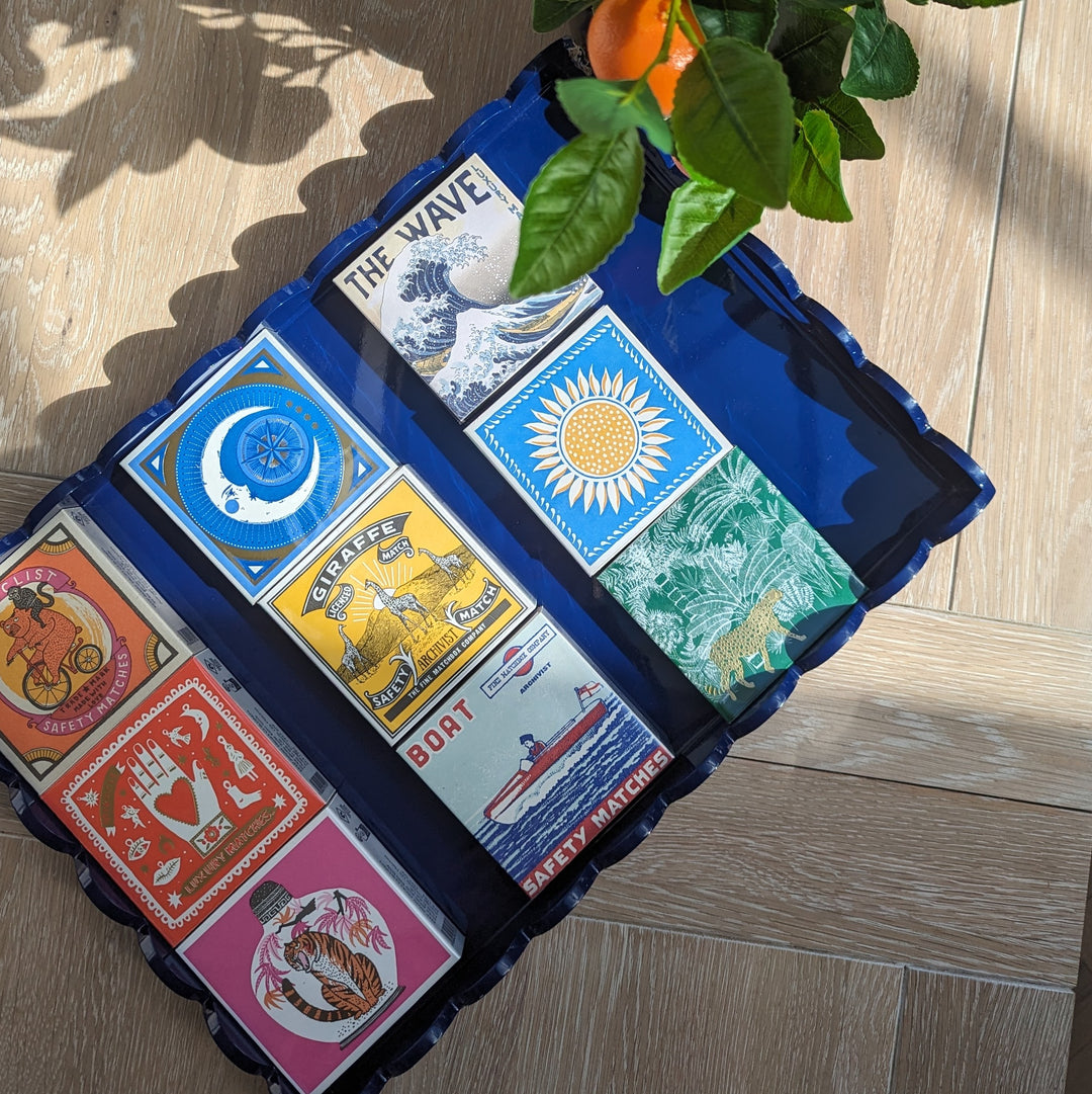 Golden Moon Square Matchbox-Matches-LNH Edit