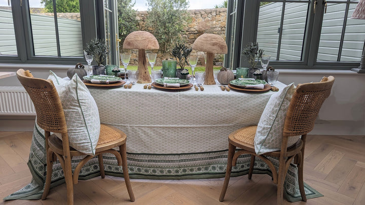 Sofia Green Cushion Cover-Cushion Covers-LNH Edit