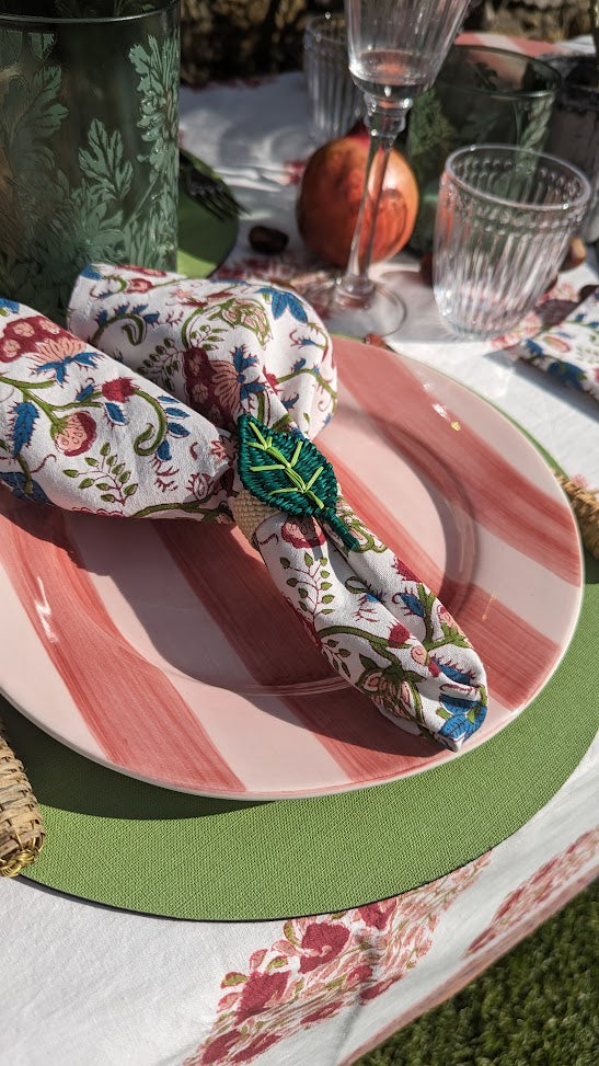 Leaf hand woven Napkin Rings, Sold individually-Napkin Rings-LNH Edit