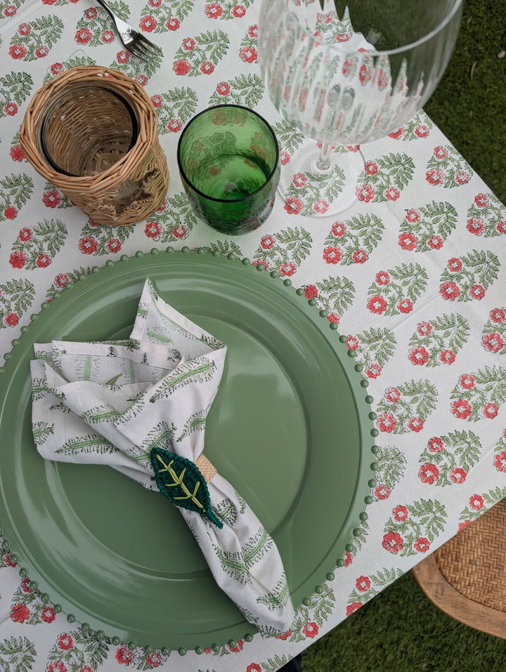 Green beaded Charger, sold Individually