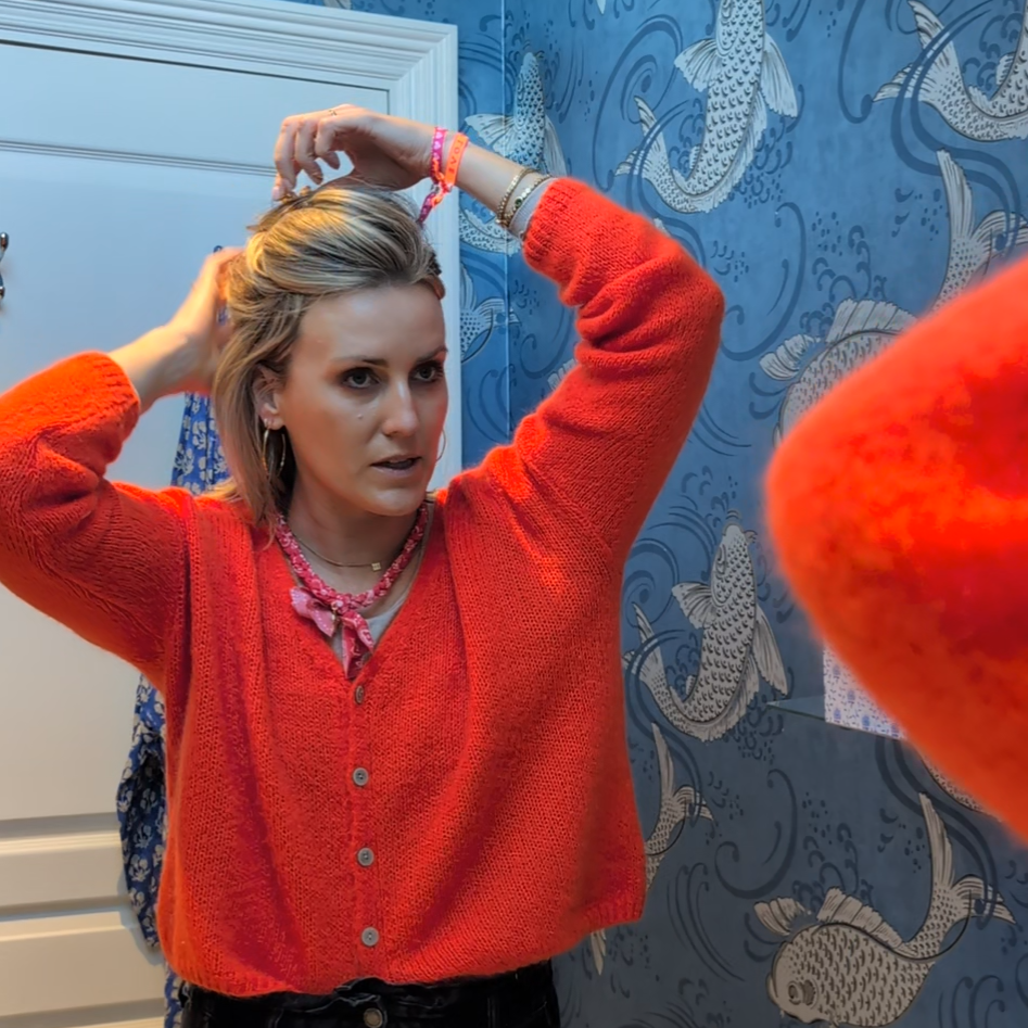 Bandana Necklace Dark Pink-necklace-LNH Edit