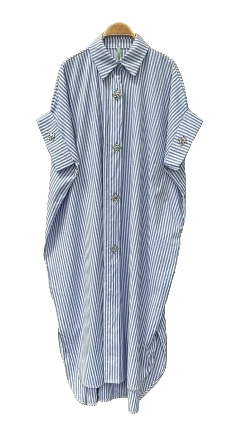 Striped Cotton Dress
