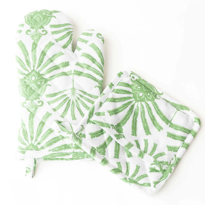 Deco Palm Oven Mitt Set-Paper Napkins-LNH Edit