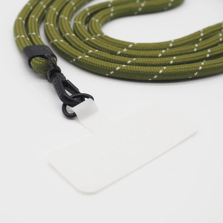 Green Phone Cord with Universal Strap – Fits All Cases--LNH Edit