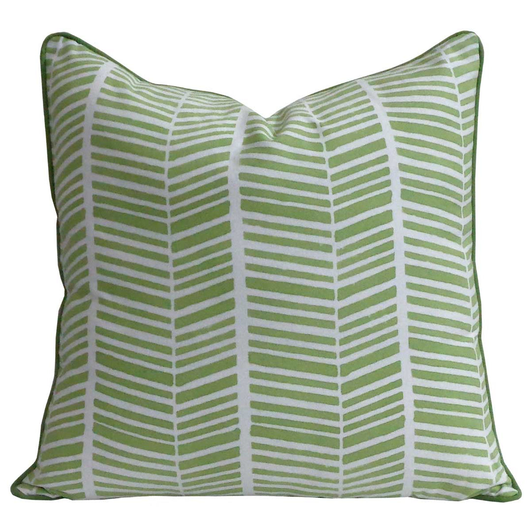 Jeanie Green Cushion Cover-Cushion Covers-LNH Edit
