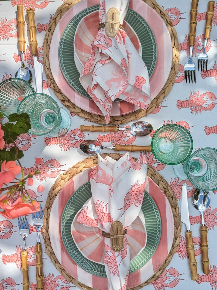 Round Water Hyacinth Placemat-Placemats-LNH Edit