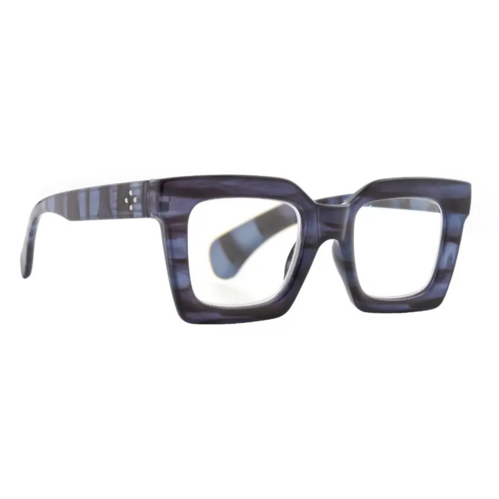 Ryan Simkhai | FIONA | Striped Blue | Blue Light-reading glasses-LNH Edit