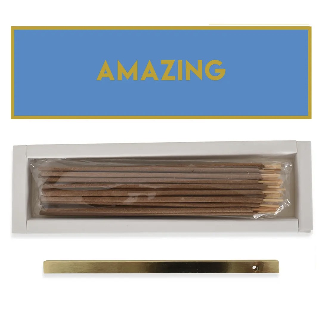 Glam Amazing Ocean incense sticks with holder