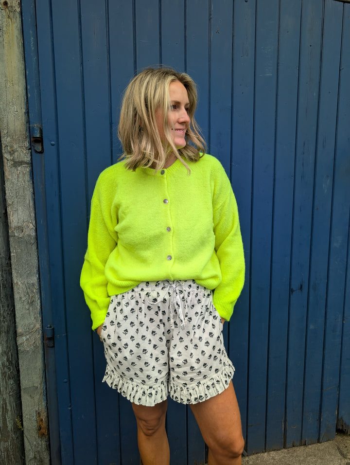 Neon long Sleeve super soft Mohair Cardi--LNH Edit