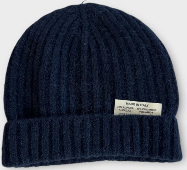 Alpaca Blend Beanie Hat-Shirts & Tops-LNH Edit