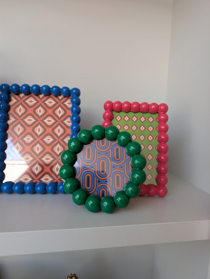 Green Beaded Frame
