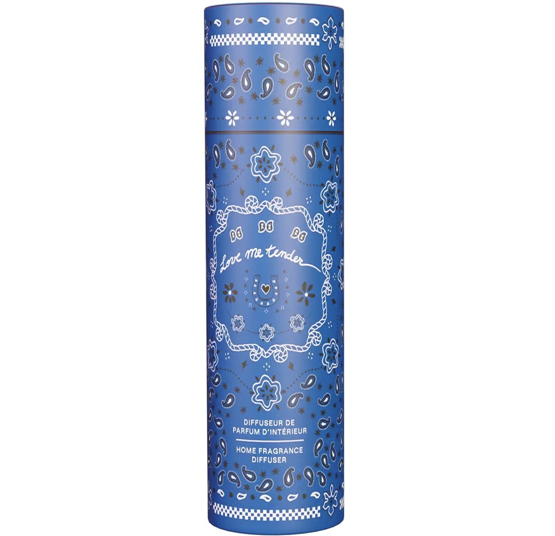 Blue bandana diffuser D6 H10cm