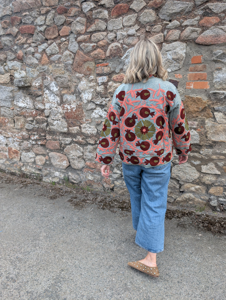 Embroidered Suzani Jacket | No. 033-Jackets & Coats-LNH Edit