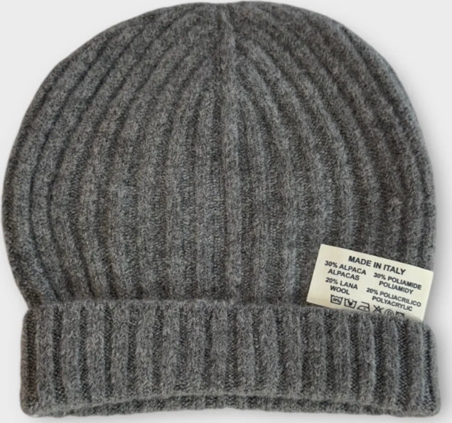 Alpaca Blend Beanie Hat-Shirts & Tops-LNH Edit