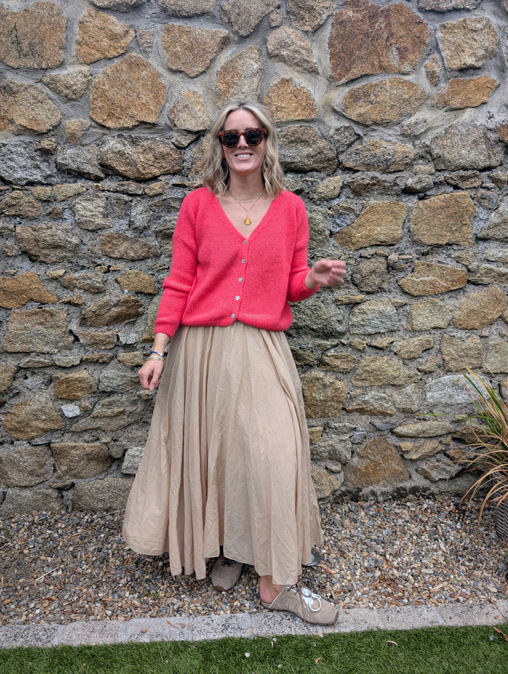 Maxi skirt Camel--LNH Edit