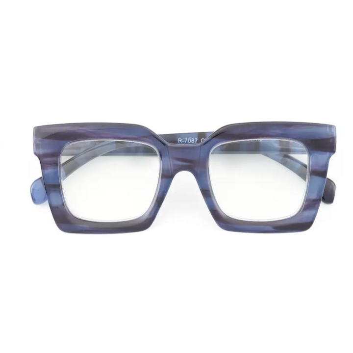 Ryan Simkhai | FIONA | Striped Blue | Blue Light-reading glasses-LNH Edit