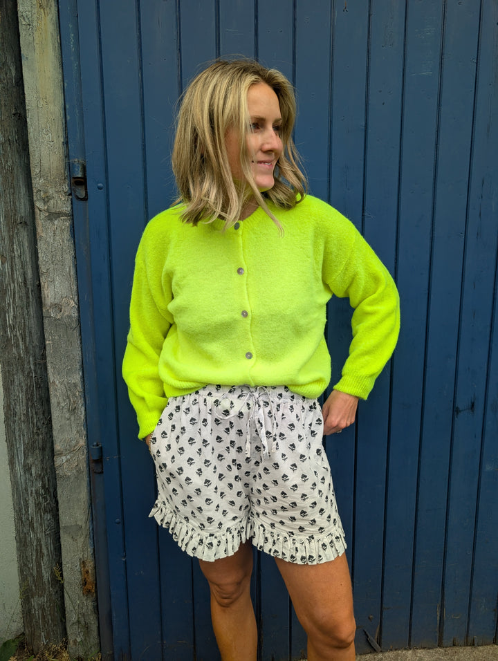 Neon long Sleeve super soft Mohair Cardi--LNH Edit