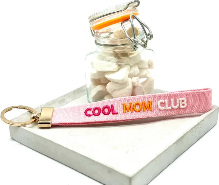 Cool Mom Club Woven Keyring