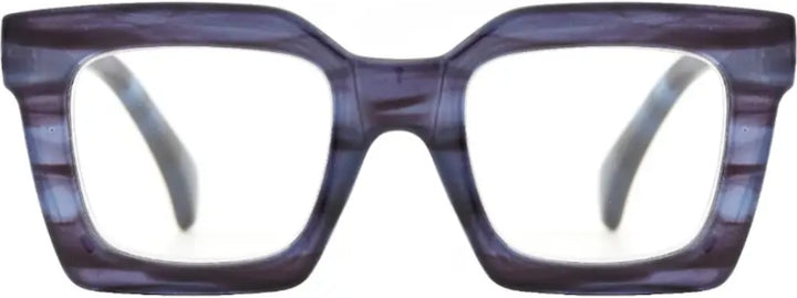 Ryan Simkhai | FIONA | Striped Blue | Blue Light-reading glasses-LNH Edit