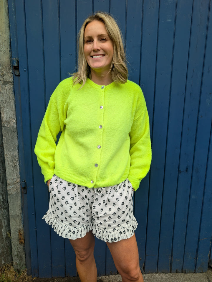 Neon long Sleeve super soft Mohair Cardi--LNH Edit