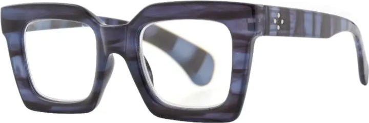 Ryan Simkhai | FIONA | Striped Blue | Blue Light-reading glasses-LNH Edit