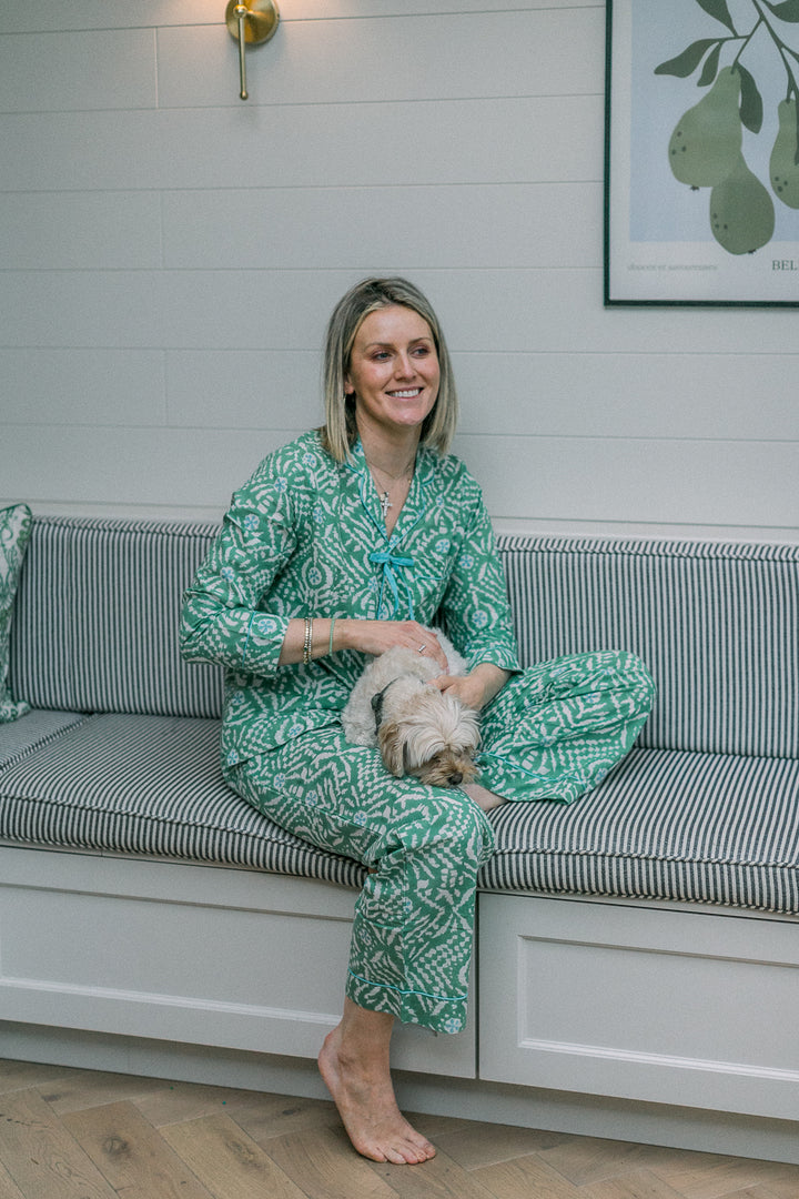 Maisie bow Pyjama Set-Pyjamas-LNH Edit