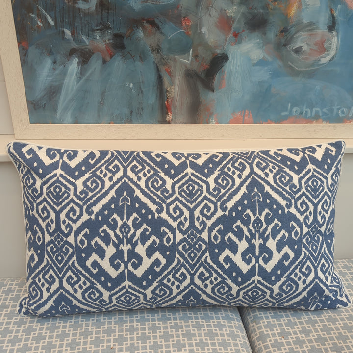 XL Ikat Pillow with Filling-Cushions-LNH Edit