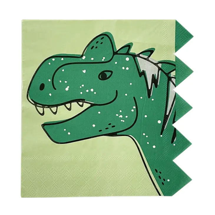 Dinosaur Paper Cocktail Napkins-Paper Napkins-LNH Edit