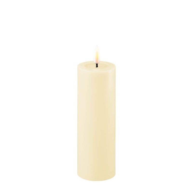 Cream LED Candle 5x 15 cm, Sold Individually-LED Candles-LNH Edit
