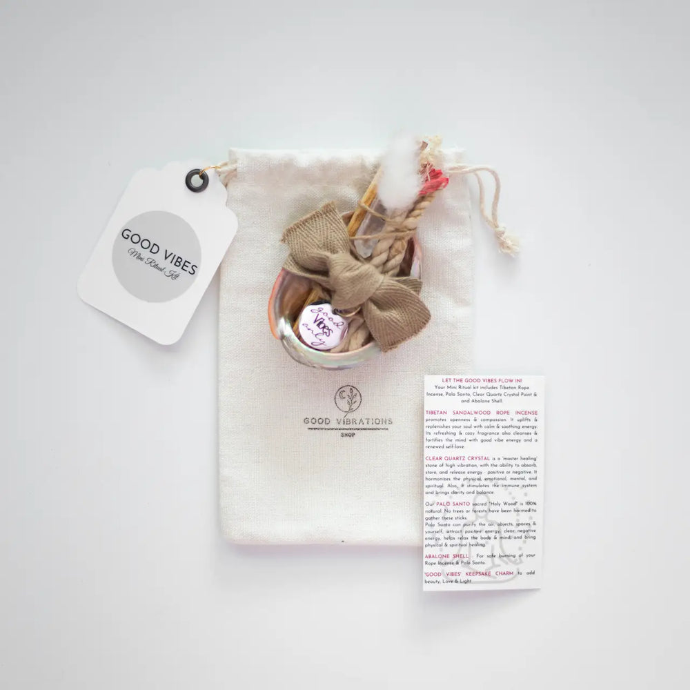 Good Vibes, Mini Ritual Kit-Crystals-LNH Edit