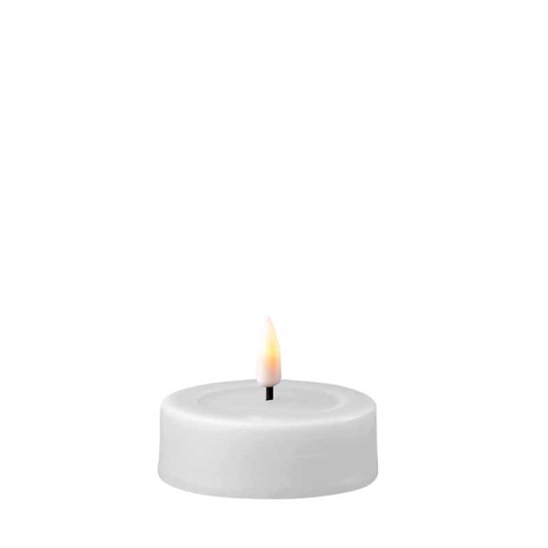 Jumbo White LED Candle 6.1 x 4.5 cm, Set of 2-LED Candles-LNH Edit
